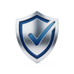 FDA compliant and vetted medical hardware security icon.